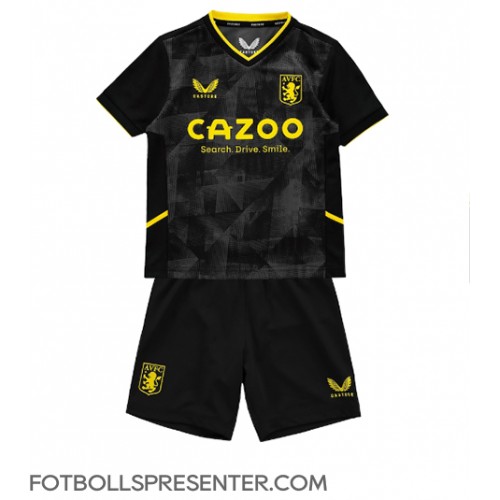 Aston Villa Tredje tröja Barn 2022-23 Kortärmad (+ korta byxor)